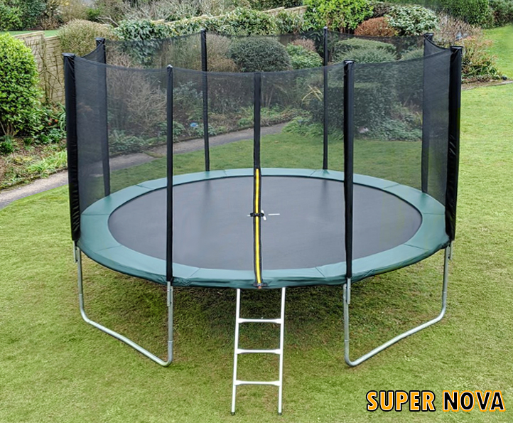 14ft Supernova Green trampoline