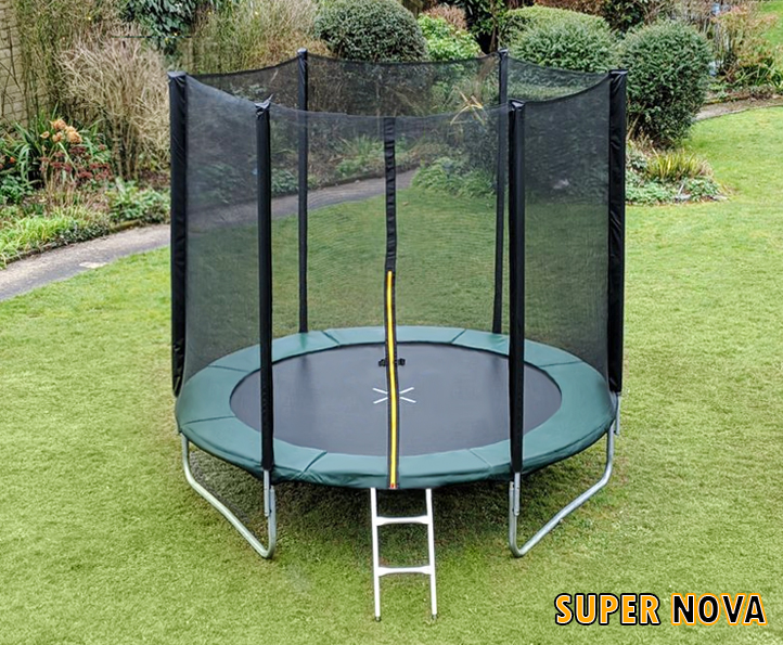 6ft Supernova Green trampoline